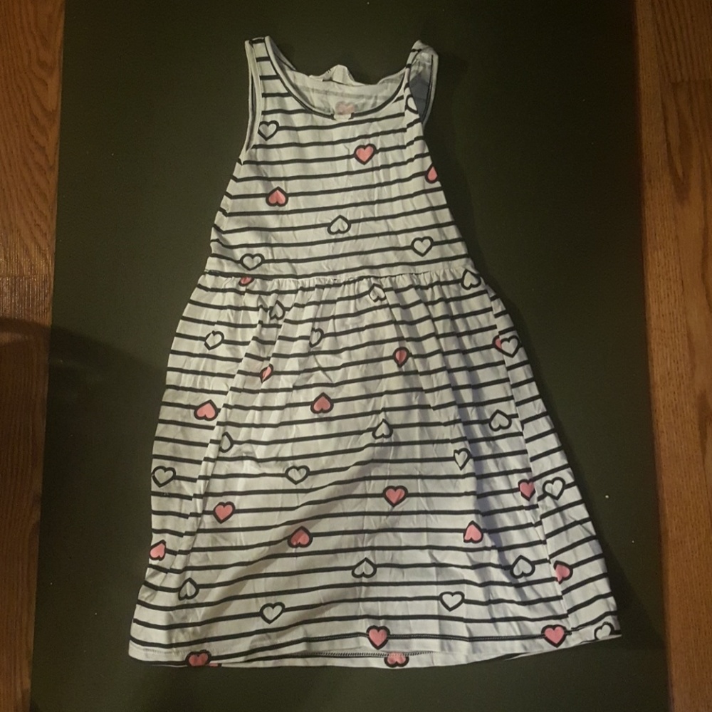 H&M casual striped heart dress